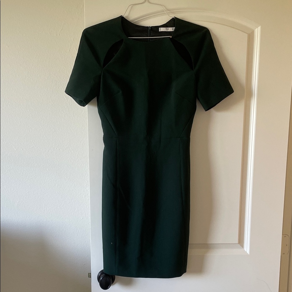 Mango Green Dress